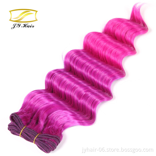 Wholesale synthetic hair extension best Top quality remy synthetic hair weave 100% natural synthetic hair bulk